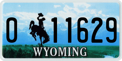 WY license plate 011629