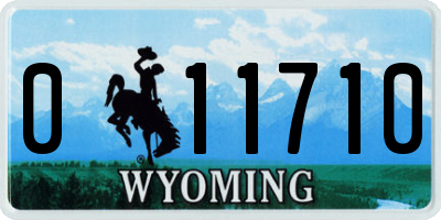 WY license plate 011710