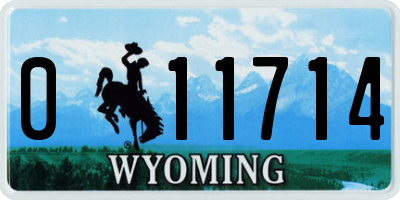 WY license plate 011714