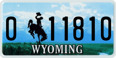 WY license plate 011810