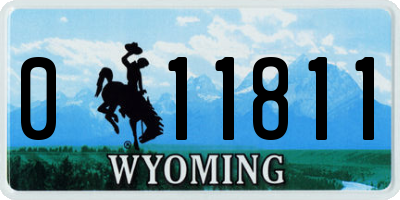 WY license plate 011811