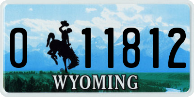 WY license plate 011812