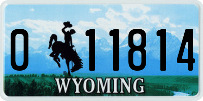 WY license plate 011814