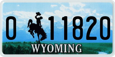 WY license plate 011820
