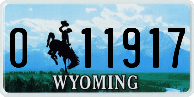 WY license plate 011917