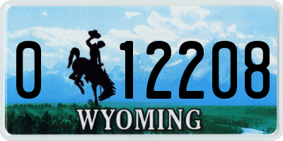 WY license plate 012208