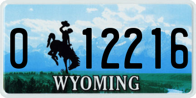 WY license plate 012216