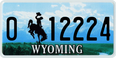 WY license plate 012224