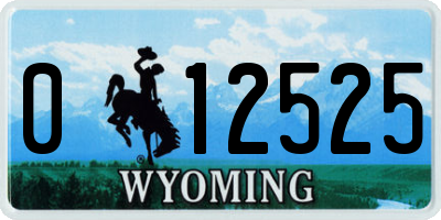 WY license plate 012525