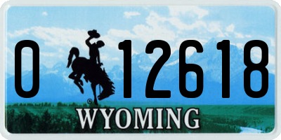 WY license plate 012618