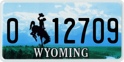 WY license plate 012709