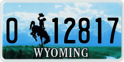 WY license plate 012817