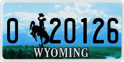 WY license plate 020126