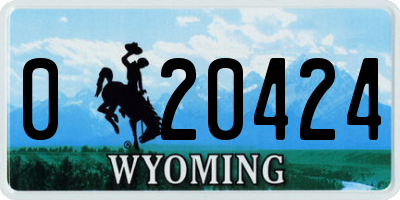 WY license plate 020424