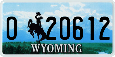 WY license plate 020612