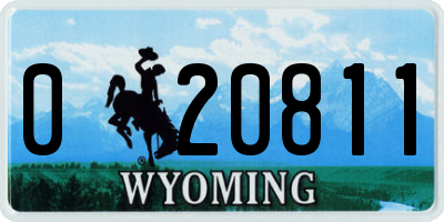 WY license plate 020811