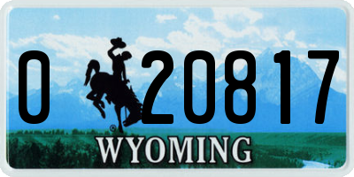 WY license plate 020817