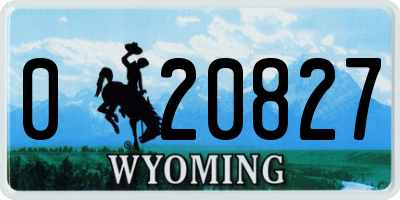 WY license plate 020827