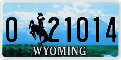 WY license plate 021014