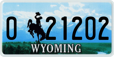 WY license plate 021202