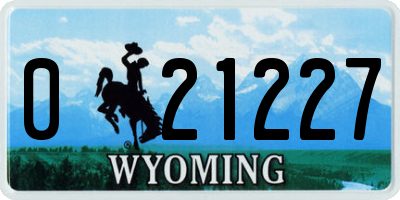 WY license plate 021227