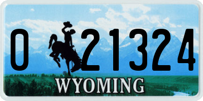 WY license plate 021324