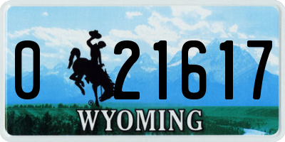 WY license plate 021617