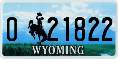 WY license plate 021822