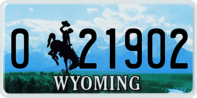 WY license plate 021902