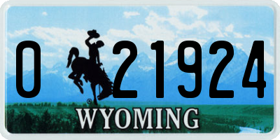 WY license plate 021924