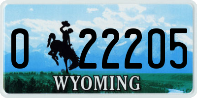 WY license plate 022205