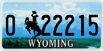 WY license plate 022215