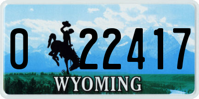WY license plate 022417