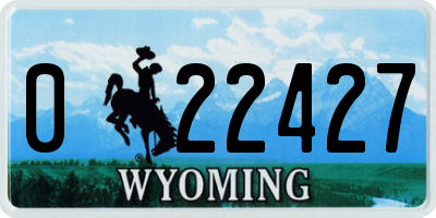 WY license plate 022427