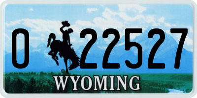WY license plate 022527