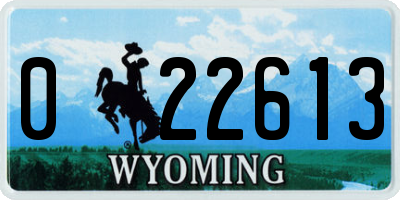 WY license plate 022613