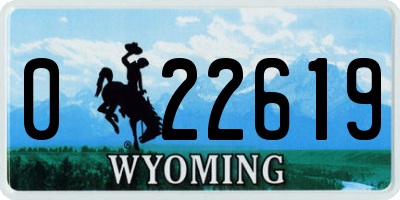 WY license plate 022619