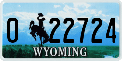 WY license plate 022724