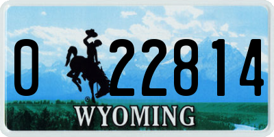 WY license plate 022814