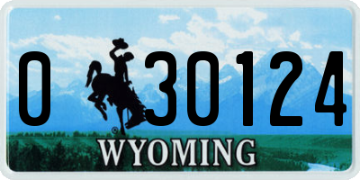 WY license plate 030124