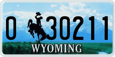 WY license plate 030211