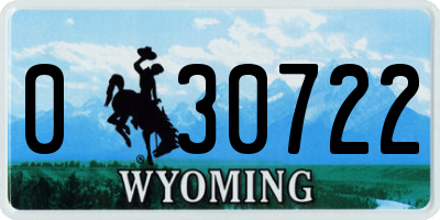 WY license plate 030722