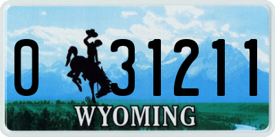 WY license plate 031211