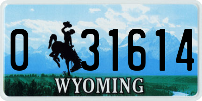 WY license plate 031614