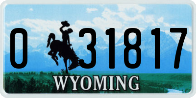 WY license plate 031817