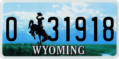 WY license plate 031918