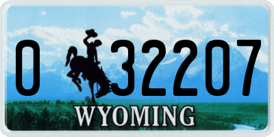 WY license plate 032207