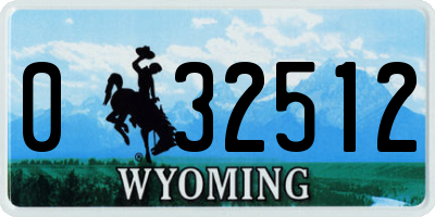 WY license plate 032512