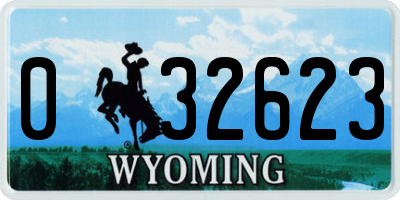 WY license plate 032623