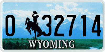 WY license plate 032714